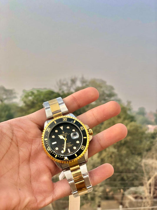 Rolex gold and white